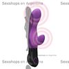 VIbrador con estimulador de clitoris 2 motores